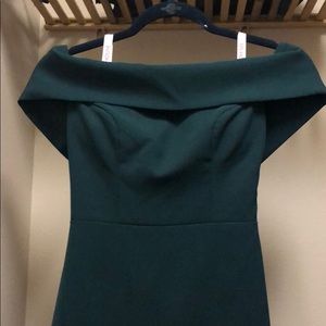JJ’s House Gown in dark green/emerald color. XS.